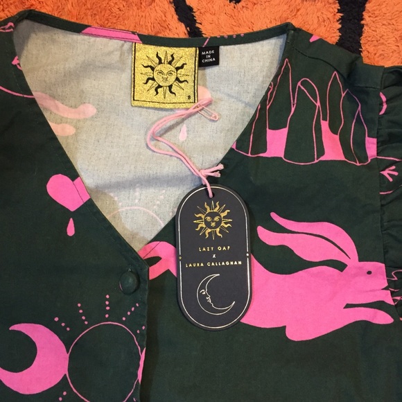 Lazy Oaf x Laura Callaghan Hidden Symbols Dress - Picture 5 of 5